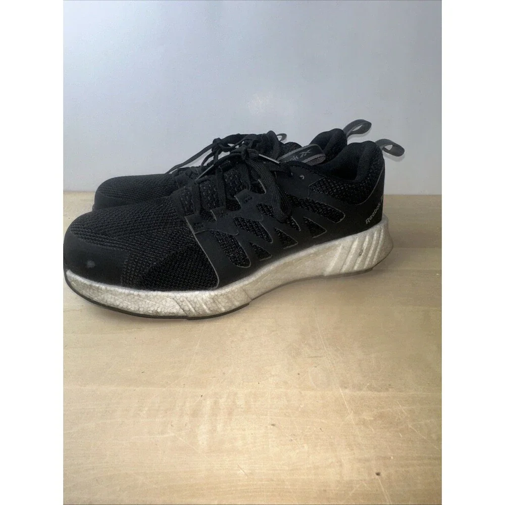 Reebok Work Shoes Womens 8.5 Sublite Wide Alloy Toe Black RB413 ASTM F2413-18
